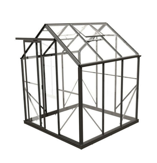 6x6 Glasshouse with 4mm Toughened Glass