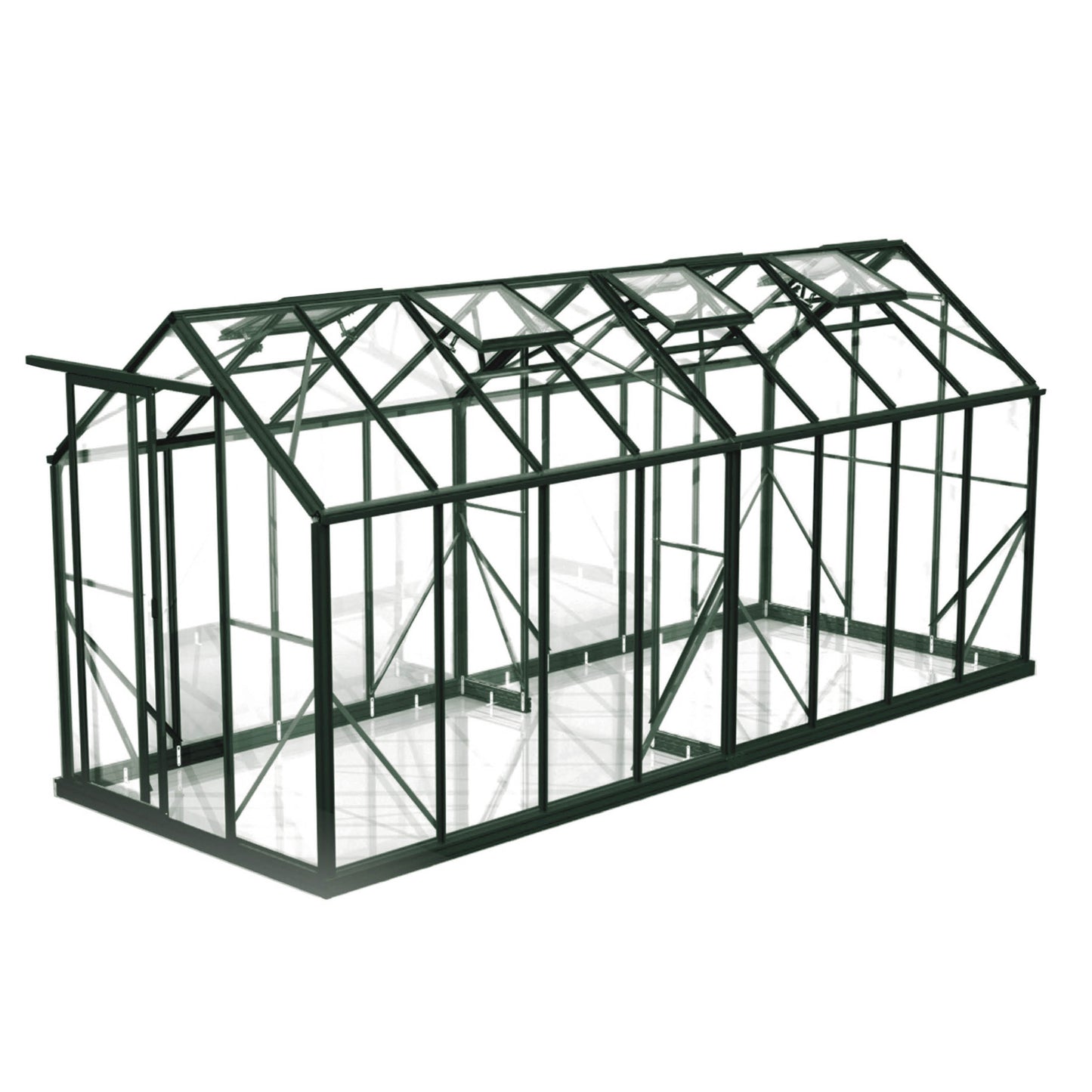 6x16 Glasshouse 4mm Toughened Glass