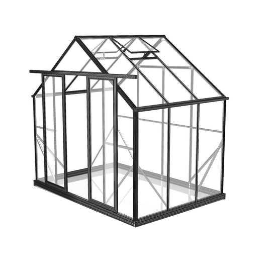 8x6 Glasshouse 4mm Toughened Glass