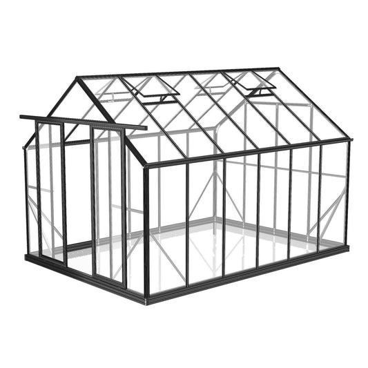 8x12 Glasshouse 4mm Toughened Glass