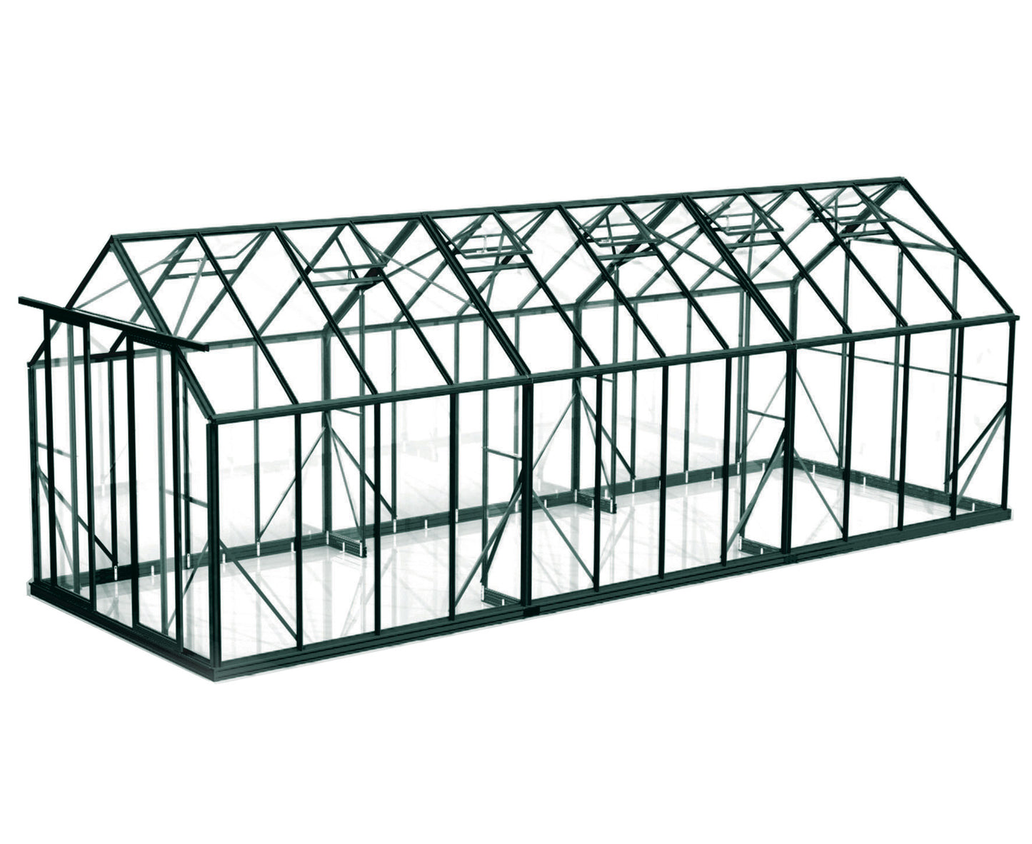 8x24 Glasshouse 4mm Toughened Glass