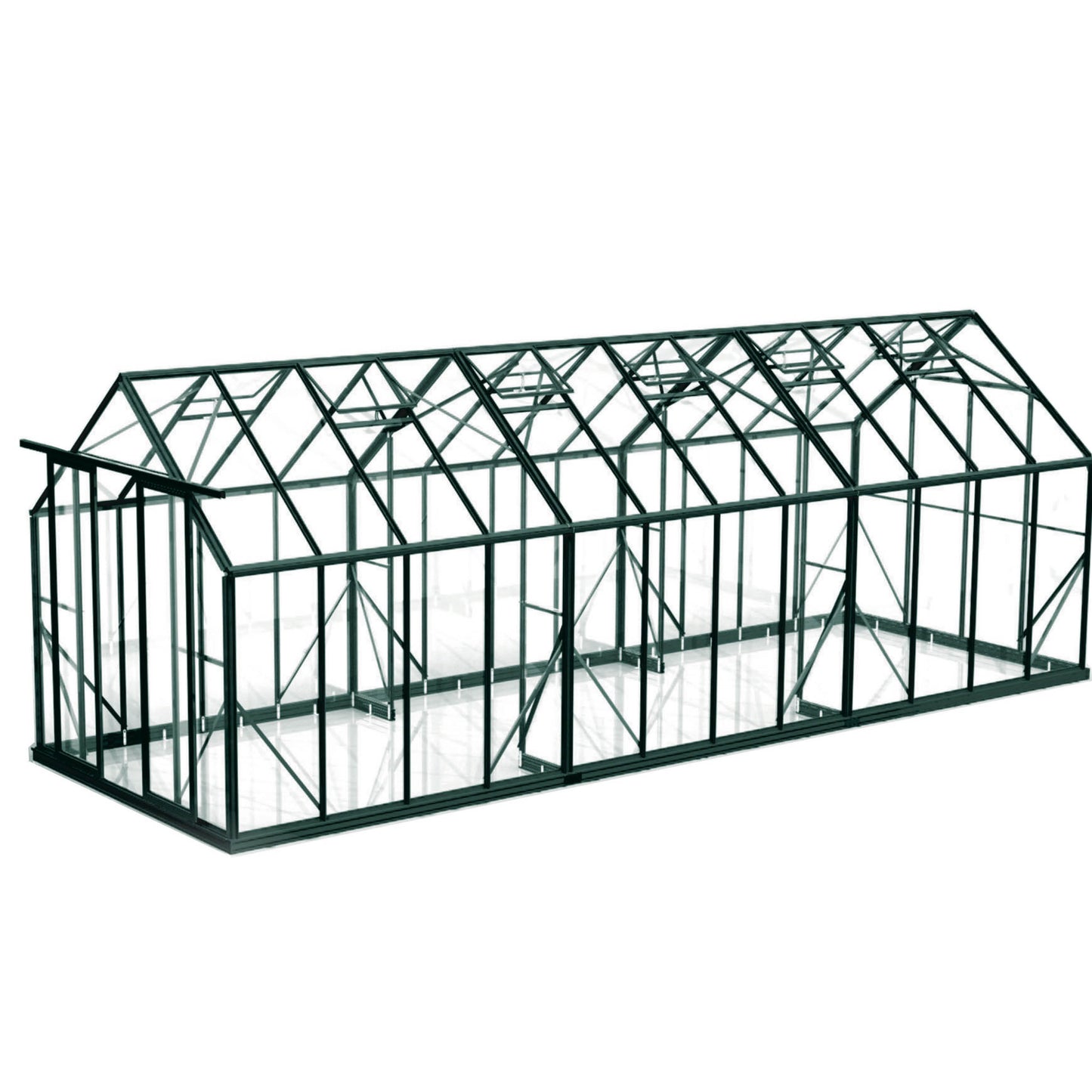 8x24 Glasshouse 4mm Toughened Glass
