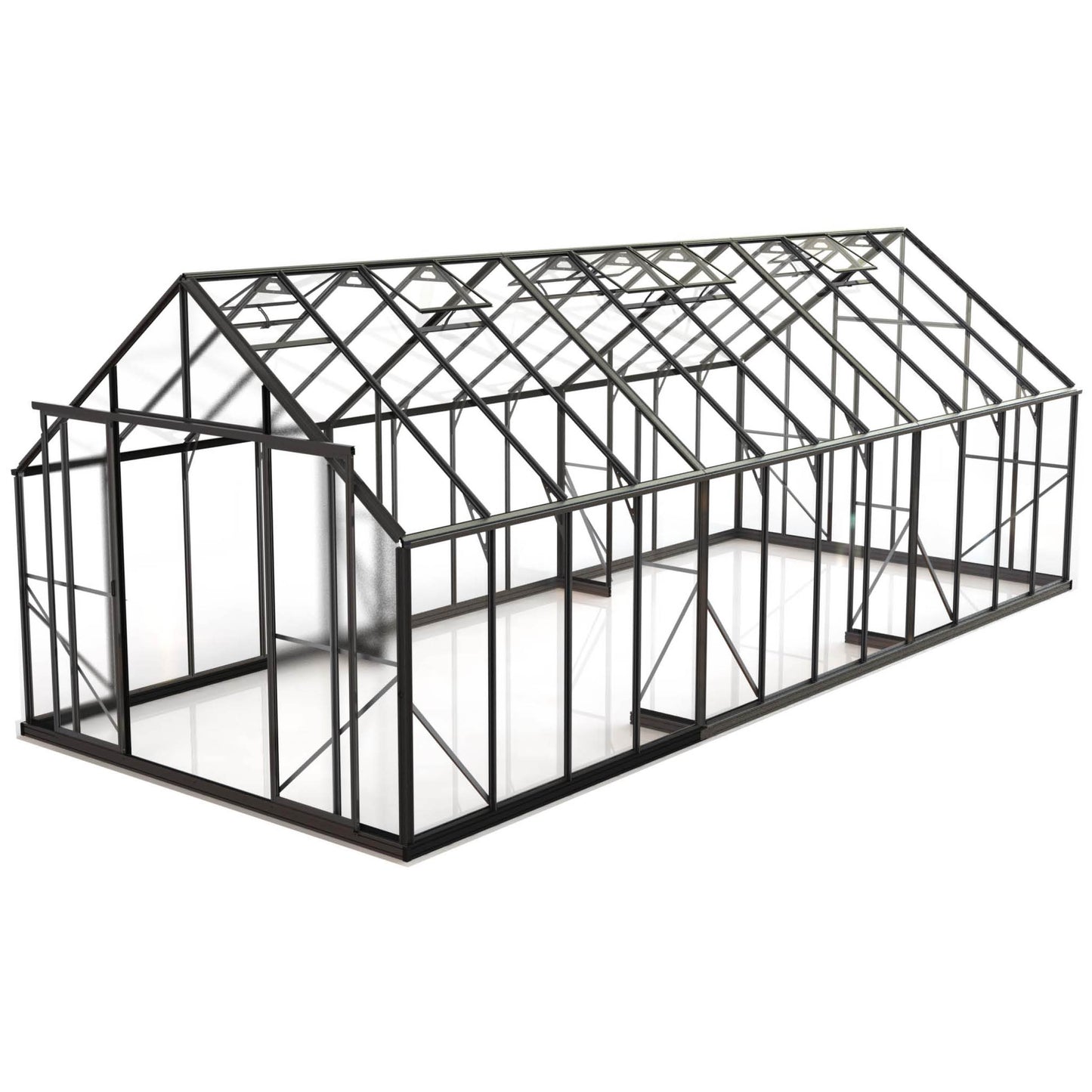 10x24 Glasshouse 4mm Toughened Glass