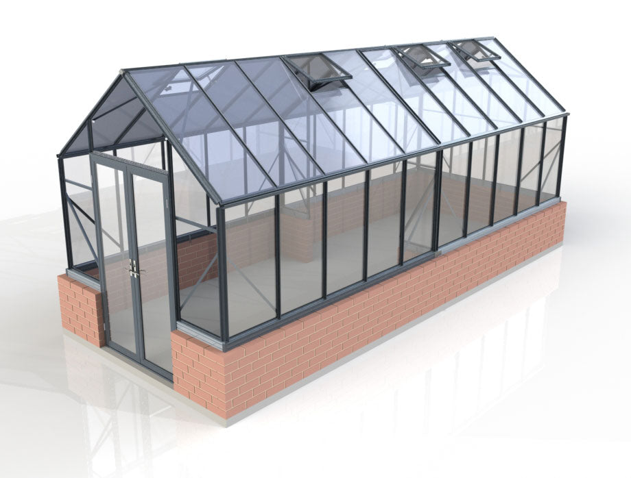 8x20 Elite Stonewall Greenhouse
