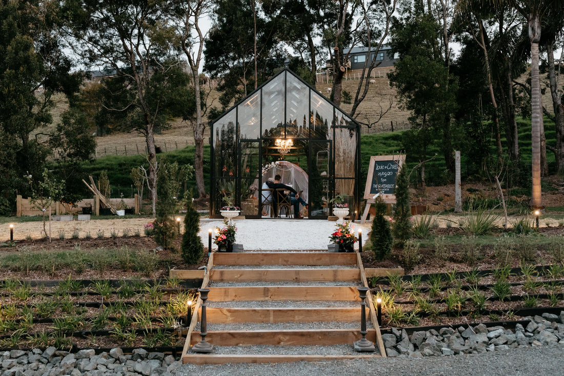 Winter Gardenz Architectural Greenhouse as a wedding venue