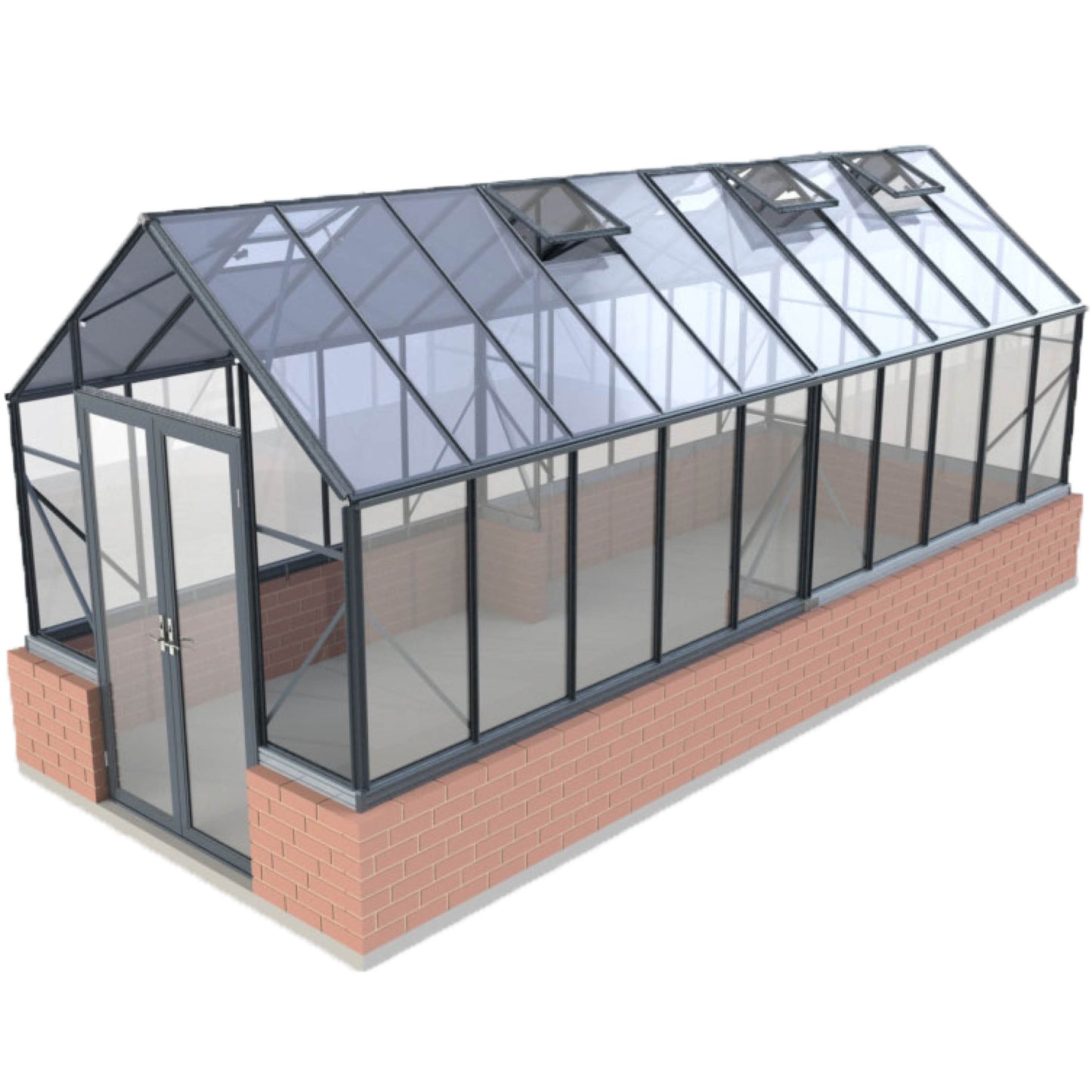 8x20 Elite Stonewall Greenhouse